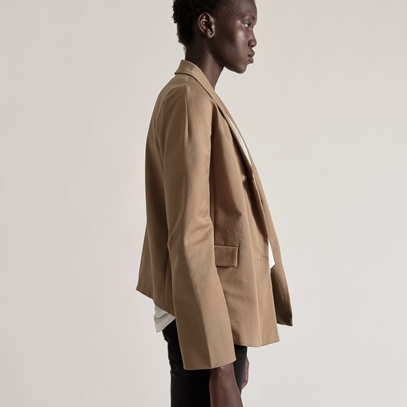 One Teaspoon | Chicago Dinner Jacket mocha blazer - Picture 5 of 8